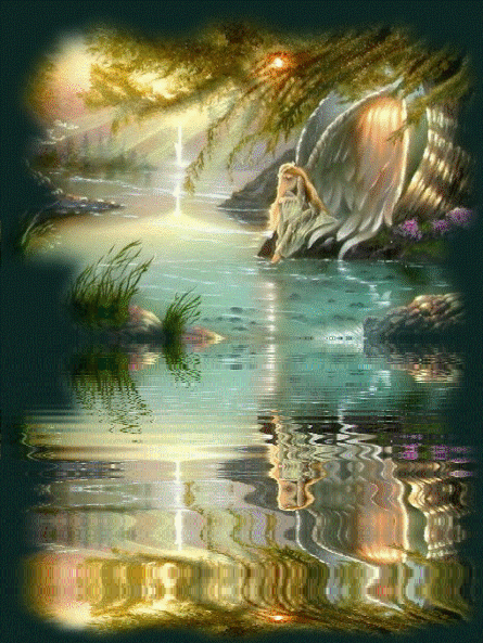L'ange près de l'eau