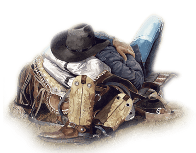 La sieste d'un cowboy