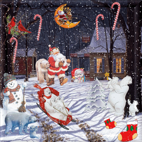 17x48 Beau Bendig Fensterbild Père Noël avec son rentable